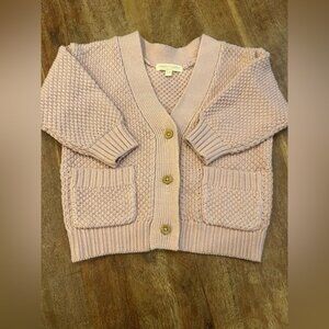Grayson Collective Toddler Blush Knit‎ Cardigan size 12 months